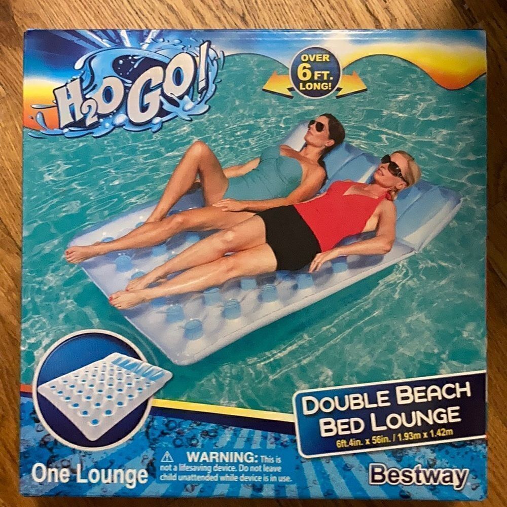 Only 1 left! Double beach bed lounge